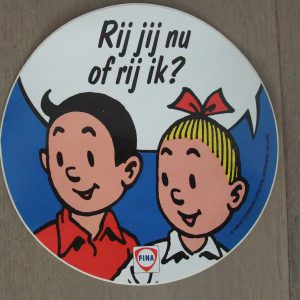 Sticker Fina / Suske en Wiske