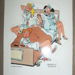 Sticker / Vrouwen in 't wit.