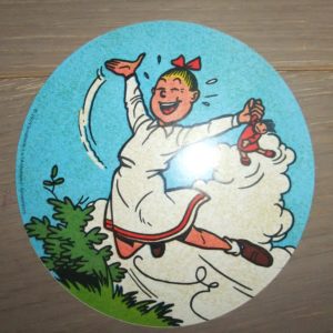 Sticker / Suske en Wiske - Wiske Is Gelukkig