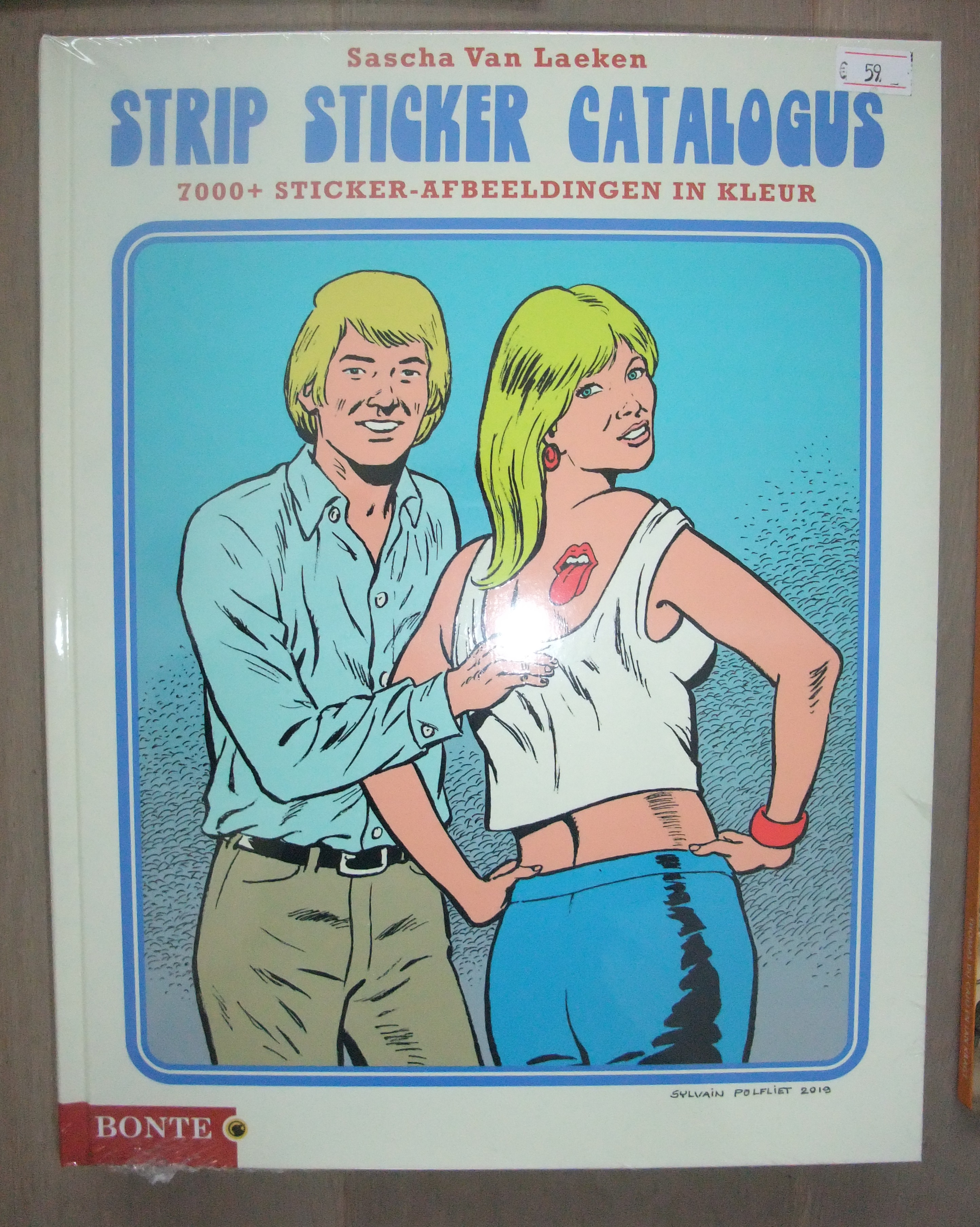 Strip sticker catalogus