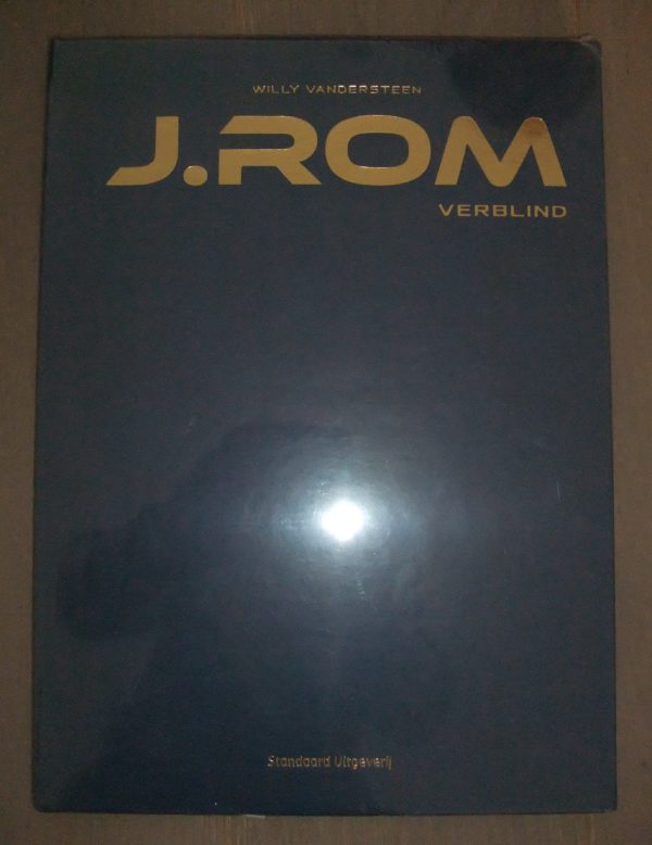 Luxe J.Rom / Verblind - (Kunst-)leren blauwe hardcover (Nog in de plastiekverpakking)
