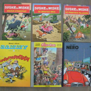 Pakket strips / Sammy Integraal - Gilles De Geus Luxe / Nero Integraal / 3 x Kortverhalen Suske & Wiske