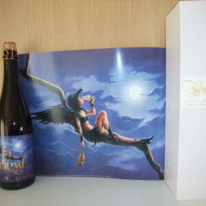 Nachtraaf Bier 1- 75cl - Etiket door Jan Bosschaert + A3 Poster van etiket - in luxe doos