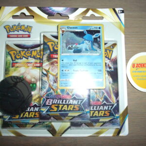 Pokemon / Brilliant Stars 3-Pack Blister Glaceon