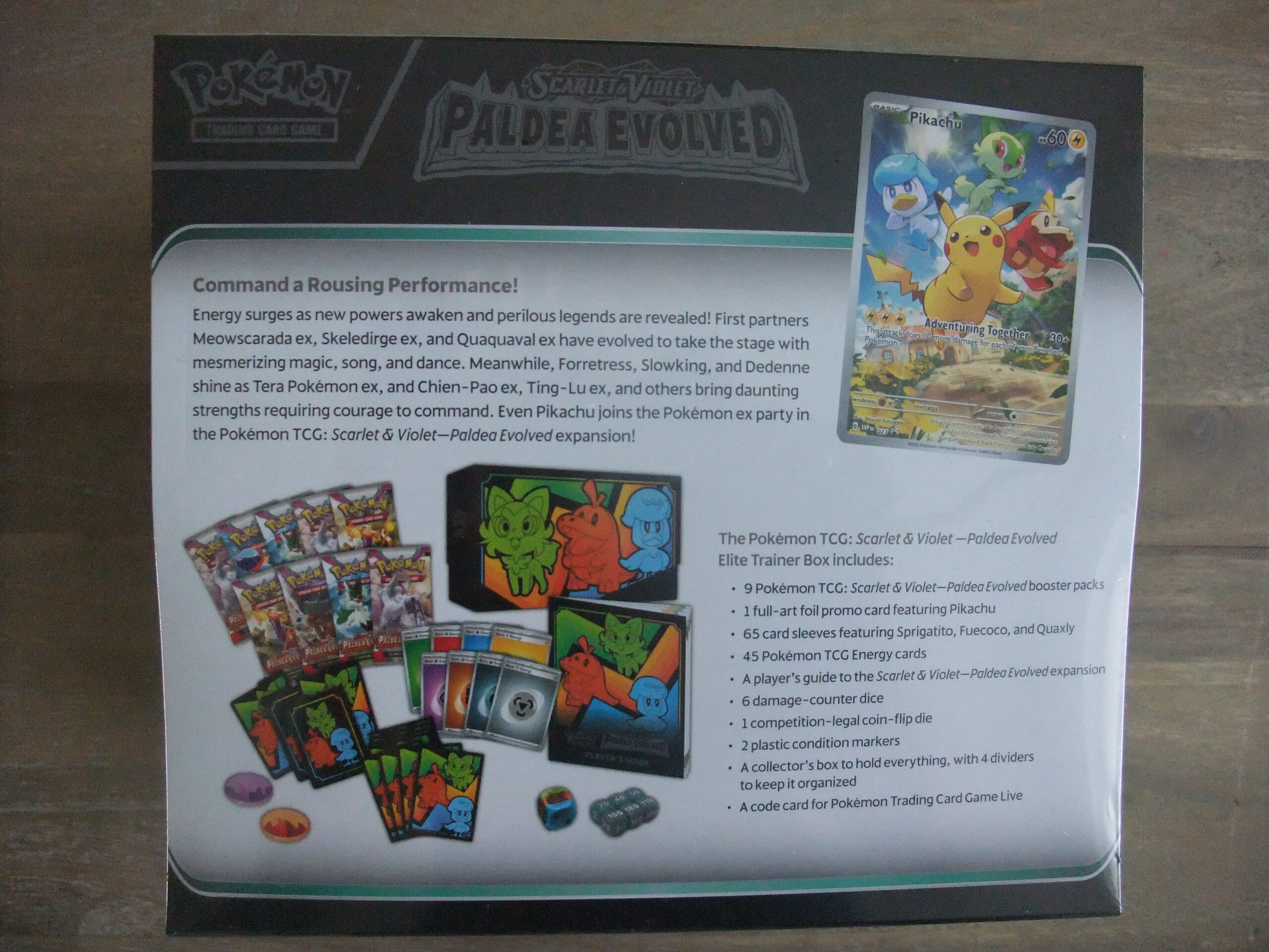 Pokemon / Elite Trainer Box ETB - Scarlet & Violet Paldea Evolved - Afbeelding 2