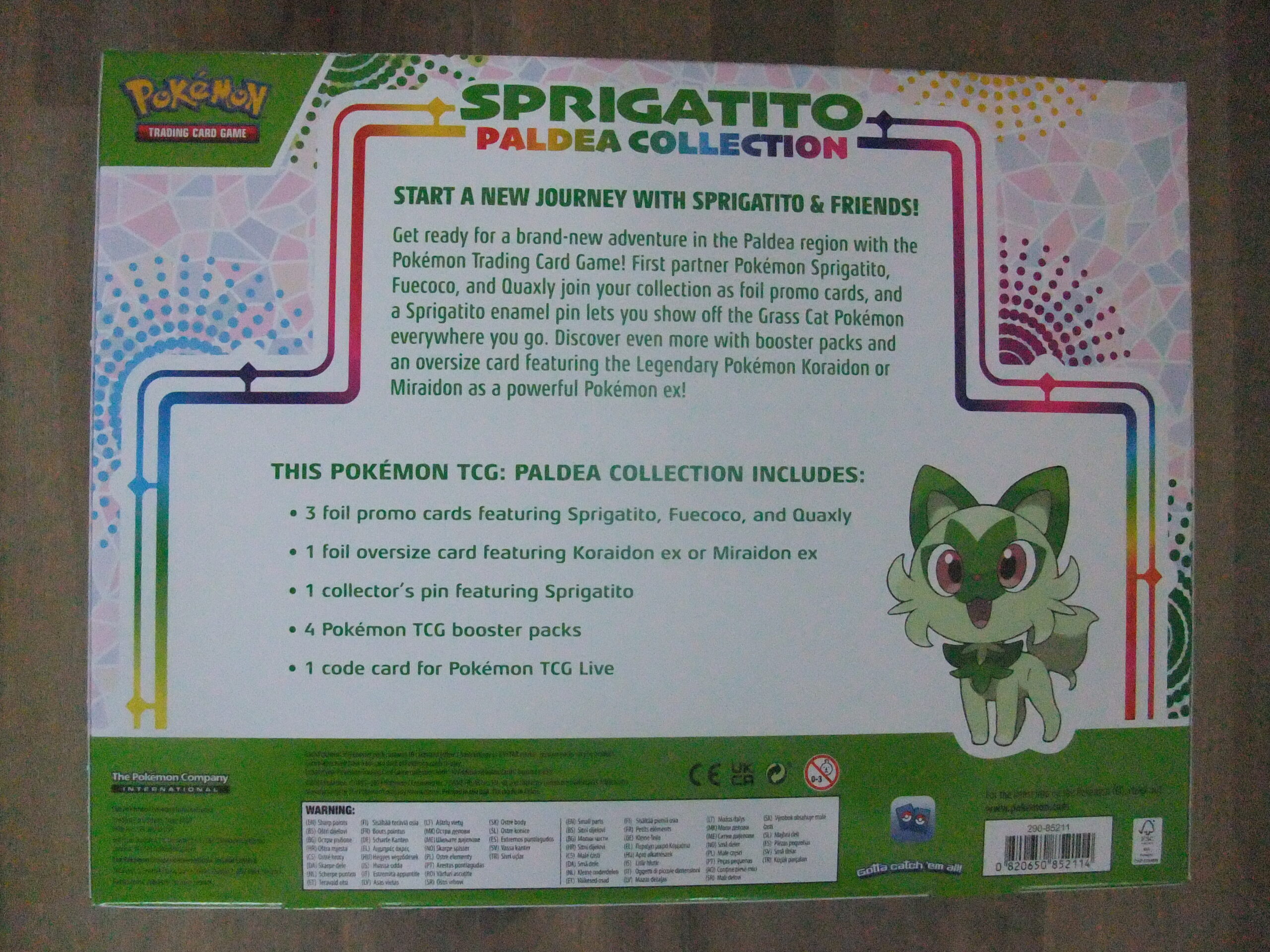 Pokemon / Paldea Collection box - Sprigatito - U Zoekt Ik Vind