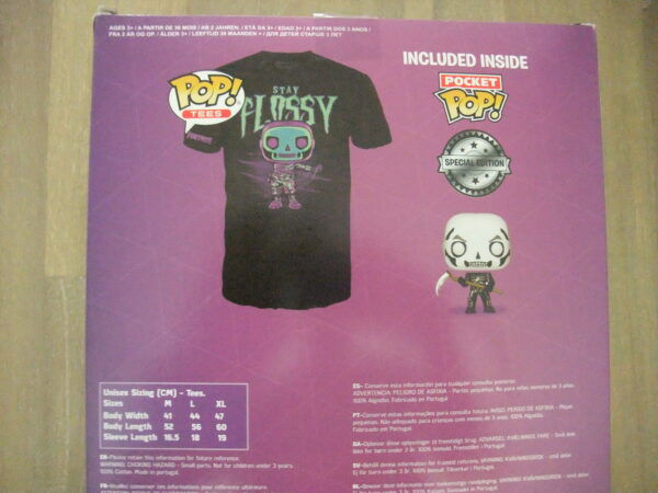 Funko Special Edition / Fortnite Skull Trooper + T-shirt - Afbeelding 2