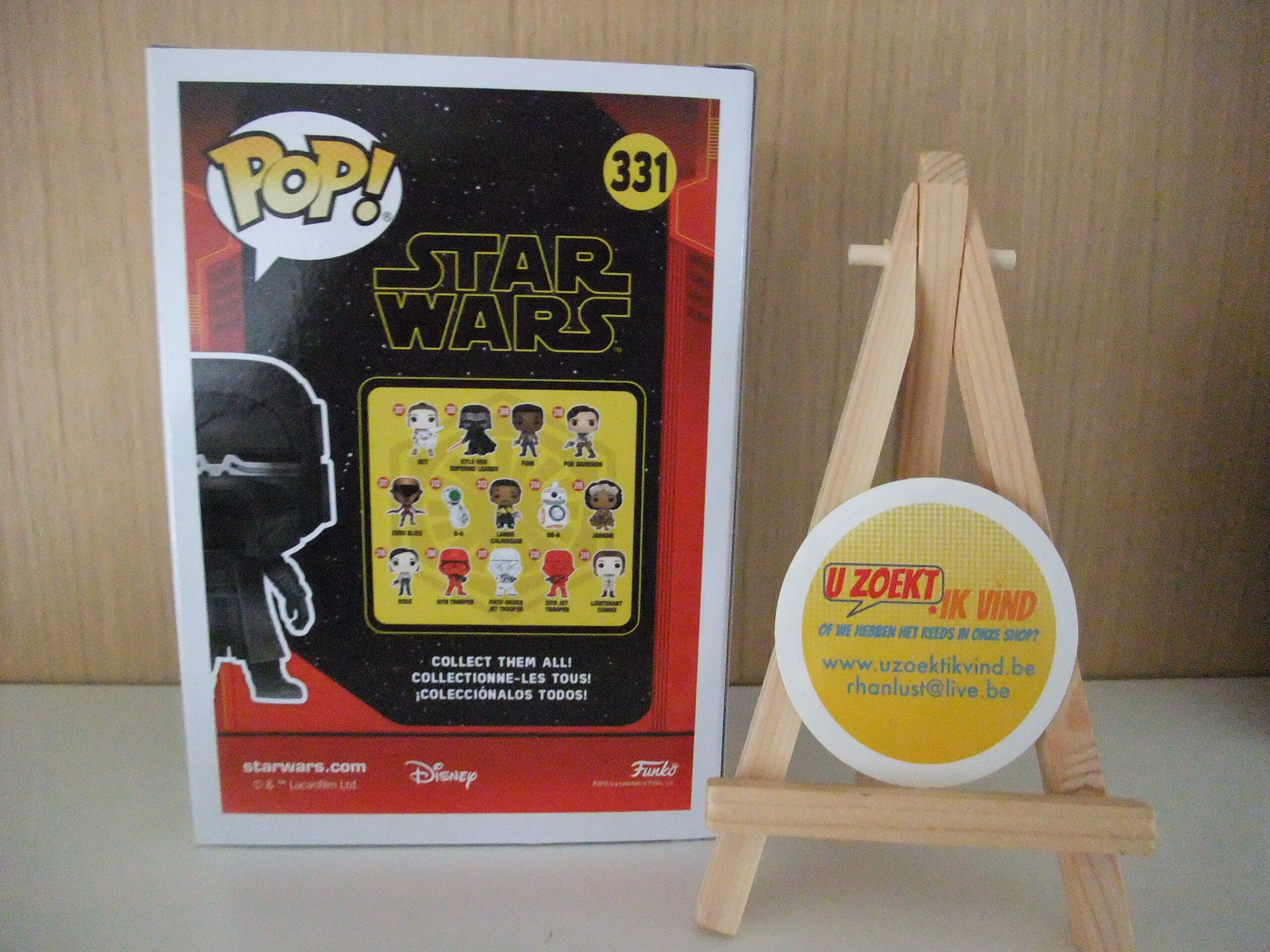 Figurine Funko Pop Star Wars Knights Of Ren N•331 Spécial Édition