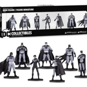 BATMAN - Black & White Pack 7 Figures PVC Box Set 1