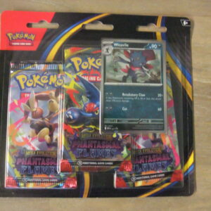 Pokemon / Phantasmal Flames: Weavile 3-Pack Blister